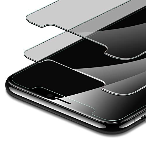 ESR [2 Pack] Privacy Screen Protector for iPhone Xs/iPhone X, [Easy Installation Frame], [Anti-Spy], [Case-Friendly], Premium Tempered Glass Screen Protector for iPhone 5.8-inch