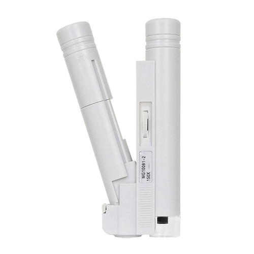 Microscope Accessories kit Slide Preparation camer 150X Magnification Microscope with Scale Portable LED Lighted Pocket 150x Microscope Accessories (Color : White, Magnification : Other)