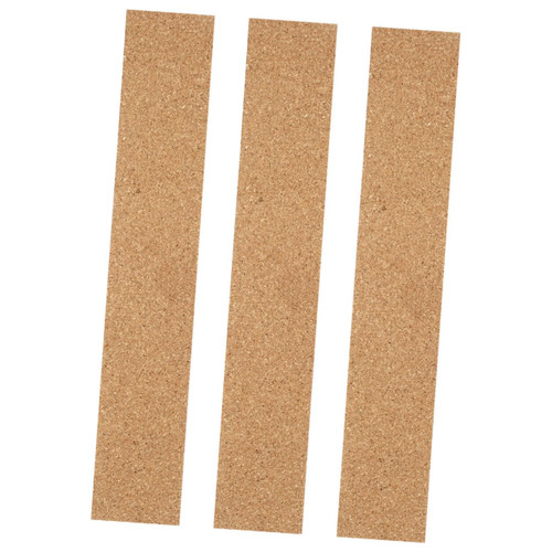 STOBOK 12 Pcs Adhesive Cork Strips Cork Board Cork Bulletin Board Cork Wall Strip Tiles Bulletin Strip Cork Tack Strips Cork Memo Board Strip Pin Board Bar Strips Office Natural