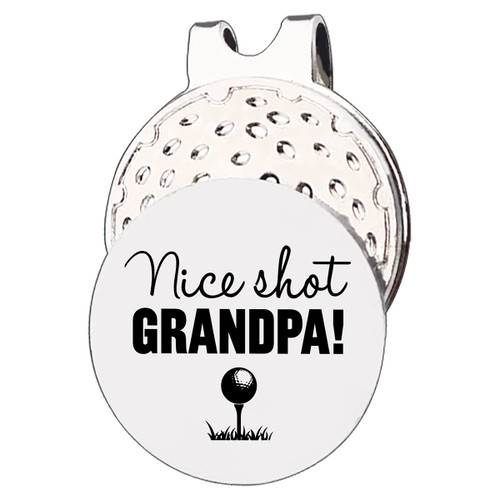 VIYZZX Funny Golf Gifts for Men Golfers Him, Nice Shot Grandpa Golf Ball Marker with Magnetic Hat Clip Stainless Steel, Novelty Golfing Gift for Dad Papa Husband VIYZZX Funny Golf Gifts for Men Golfers Him, Nice Shot Grandpa Golf Ball Marker with Magnetic Hat Clip Stainless Steel, Novelty Golfing Gift for Dad Papa Husband