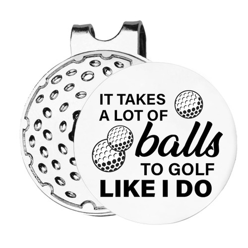 JOWMIJ Funny Golf Gifts for Men Women Golfer, Funny Golf Ball Marker Gifts, Golf Ball Marker Magnetic Hat Clip, Golf Lover Gift Ideas for Christmas Birthday, Golf Accessories Gifts