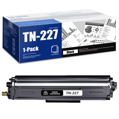 TN227 Toner Cartridge 1Pack Compatible TN-227 Replacement for Color Pro HLL3210CW HLL3230CDW HLL3270CDW MFCL3710CW MFCL3750CDW Series Printer
