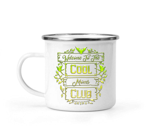 Mom's Day Gift for Cool Moms Club - Smile Face Funny - Great Mother's Day Gift Men and Women 12 Oz White Stainless Steel Camping Mug Mom's Day Gift for Cool Moms Club - Smile Face Funny - Great Mother's Day Gift Men and Women 12 Oz White Stainless Steel Camping Mug