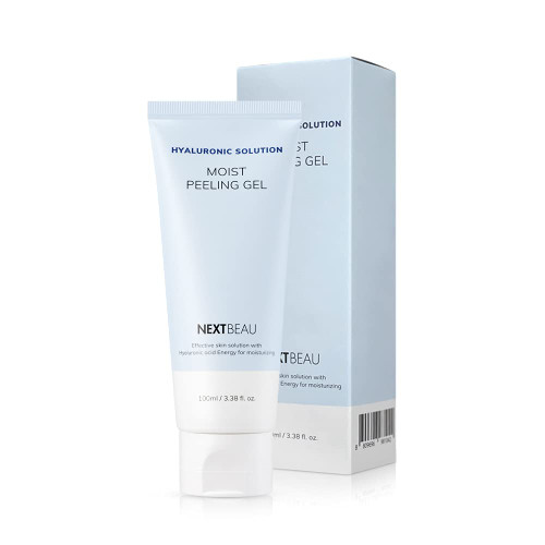 NEXTBEAU Hyaluronic Solution Moist Peeling Gel [3.38 fl. Oz / 100ml] Face Peeling Gel Face Peeling Scrum Korean Skincare Dead Skin Remover for Sensitive Skin