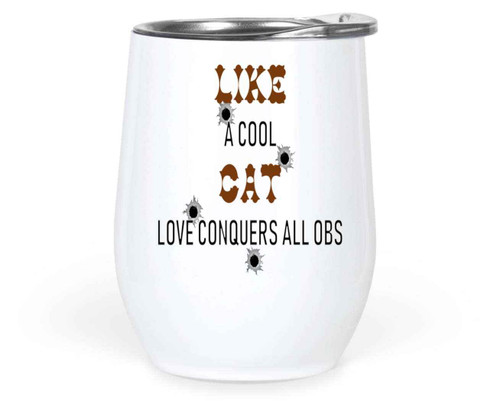 Fun Cat Skateboard Gift Idea for Kids, Surprise for Birthday or Christmas, 12 Oz White Stainless Steel Wine Tumbler Fun Cat Skateboard Gift Idea for Kids, Surprise for Birthday or Christmas, 12 Oz White Stainless Steel Wine Tumbler