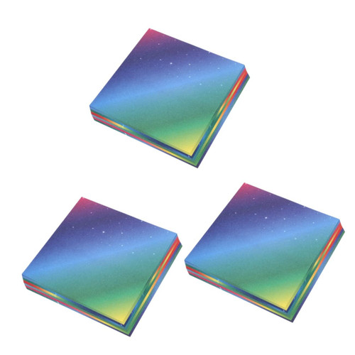 EXCEART 600 Sheets Double Sided Colored Origami Japanese Origami Oragami Origami Cards Origami Kit Craft Folding Paper Hand Crafts for Kids Square Origami Paper Gift Child Foldable