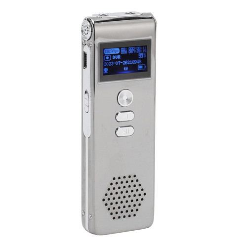 Voice Activated Recorder, MP3 WAV 192kbps Noise Reduction Digital Audio Voice Recorder with Earphone, Dictaphone Sound Recorder Recording Device for Lectures Meetings (32G)