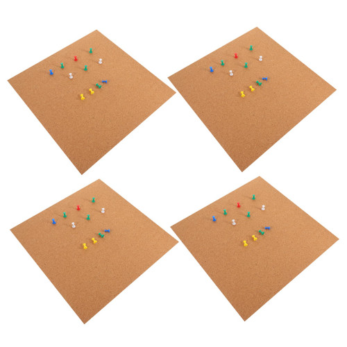 HOMSFOU 1 Set Cork Bulletin Board Notice Pin Board Cork Notice Board Hanging Display Boards Cork Board Tiles Memo Notice Board Bulletin Board Tiles Decor Office Photo Board Memorandum