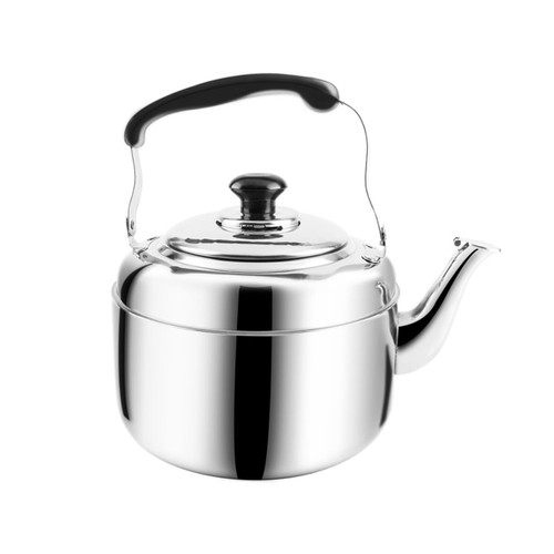 GRIRIW Buzzing Kettle Boiling Teapot Tea Pots for Stove Whistle Whistling Water Pot Boiling Kettle Water Boil Kettle Camping Stove Water Heating Container Metal Water Cool Stainless Steel