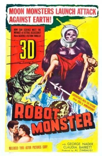 Robot Monster Movie Poster 24x36 Robot Monster Movie Poster 24x36