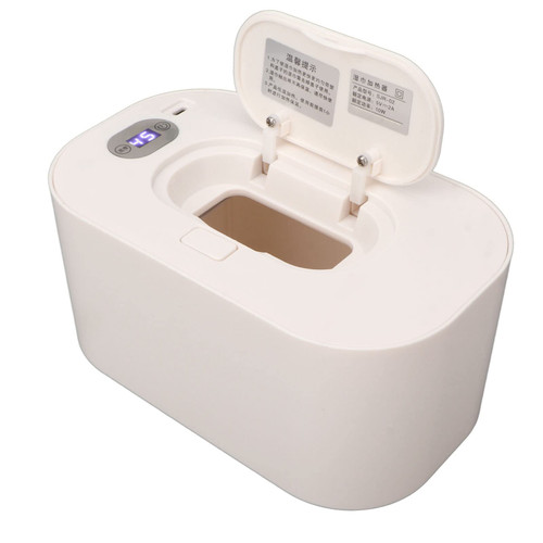 Brrnoo Baby Wet Wipe Warmer Dispenser Box,Baby Wipes Dispenser Wet Wipe Warmer for Babies,Large Capacity LED Screen Wipe Warmer and Baby Wet Wipes Dispenser Toddler Nursing Warm Wipes