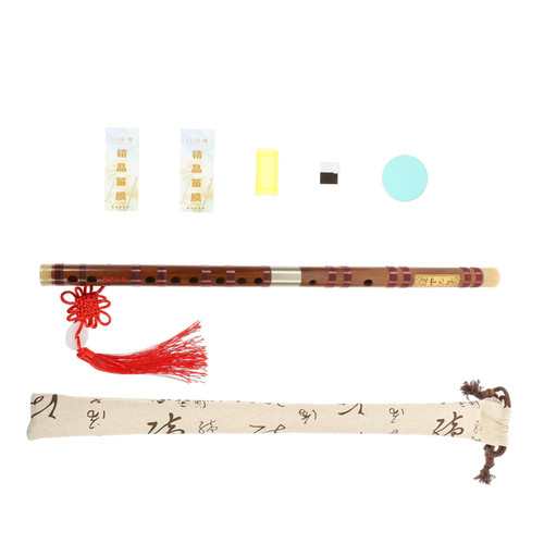 Abaodam 1 Set Flute Kid Instrument Traditional Chinese Instrument Wooden Chinese Dizi Musical Instruments Chinese Traditional Instrument Student China Bitter Bamboo Aldult