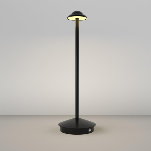 UBOORY LED Table Lamps,Rechargeable Led Touch Bar Lamp, Portable Battery Desk Lamp,2 Level Brightness Dimmable Night Light,Minimalist Design, for Living Room/Restaurant/Couple Dinner/(Black)