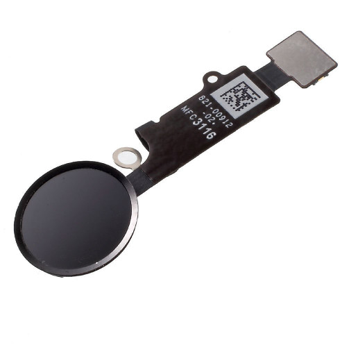 Replacement Home Button for iPhone 7 / 7 Plus with Flex Cable Touch ID Sensor Home Key Assembly (Black) US Shipping