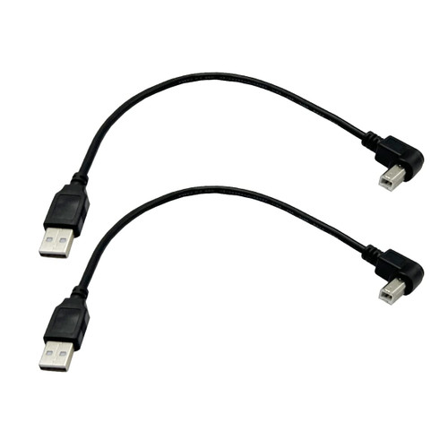 Seadream Angled Printer Cable 2Pack USB 2.0 Type A Male to USB 2.0 Type B Male Left Angled Printer Scanner Cable 90 Degree Angled (Left Angled) Seadream Angled Printer Cable 2Pack USB 2.0 Type A Male to USB 2.0 Type B Male Left Angled Printer Scanner Cable 90 Degree Angled (Left Angled)