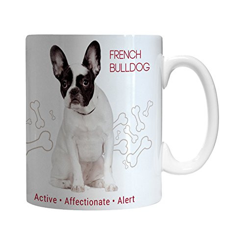 Boelter Brands French Bulldog Ceramic Mug, 11-ounce