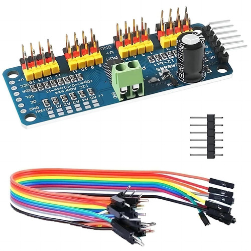 WWZMDiB PCA9685 16 Channel 12 bit PWM Servo Motor Driver I2C IIC Module for Arduino Raspberry Pi Zero/Zero W/Zero WH/2B/3B/3B+ and Robot
