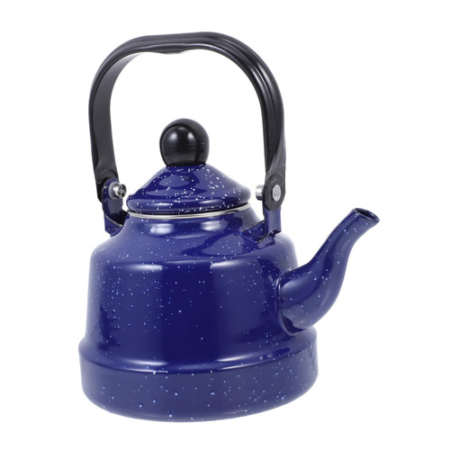 NAMOARLY Enamel Kettle Boiling Kettle Pot No Whistling Kettles Enamel Tea Kettle Gas Kettle China Teapot Water Boiling Kettle Pocking Teakettle Stovetop Stainless Steel Loose Tea Office