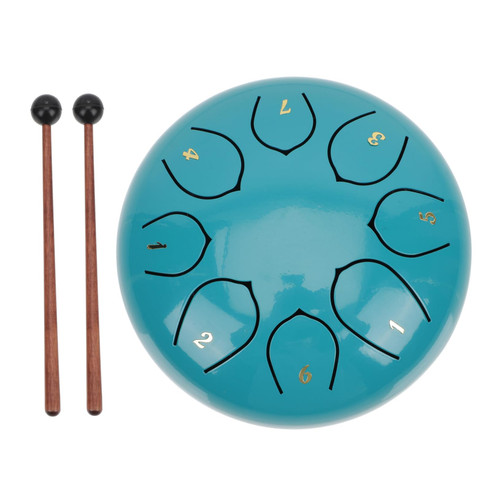 Abaodam 1set Ethereal Drum Tongue Drum 8 Tone Drum Instruments for Adults Kids Instrument Hand Drum Instrument Musical Instruments Portable Drum Child Delicate Percussion Titanium Alloy