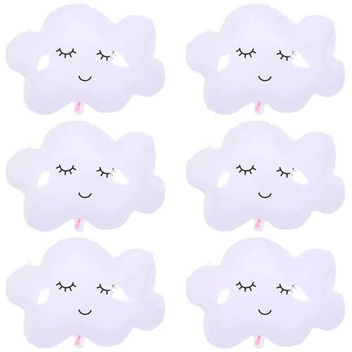 BIEUFBJI White Cloud Balloons, Cloud Balloons, Cloud Shaped Foil Mylar Balloons, For Baby Shower Cloud Themed Party Birthday Decoration BIEUFBJI White Cloud Balloons, Cloud Balloons, Cloud Shaped Foil Mylar Balloons, For Baby Shower Cloud Themed Party Birthday Decoration