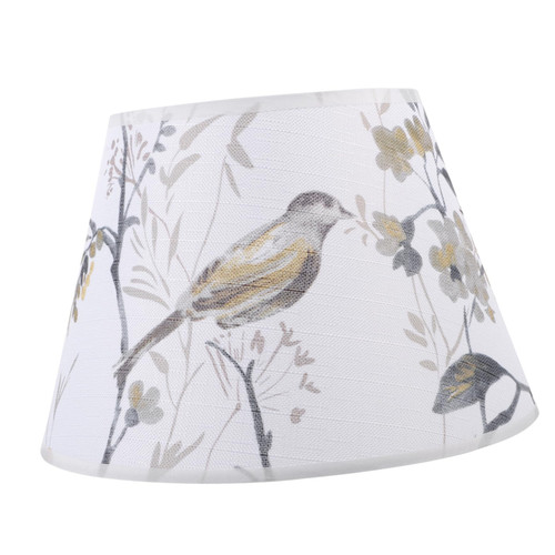 DOITOOL Flower and Bird Fabric Lampshade Vintage Accessories Floral Lamp Shade Table Lamp Shade Fabric Lamp Shade for Table Lamps Lampshades Fabric Lampshade for Table Cloth Lampshade E27