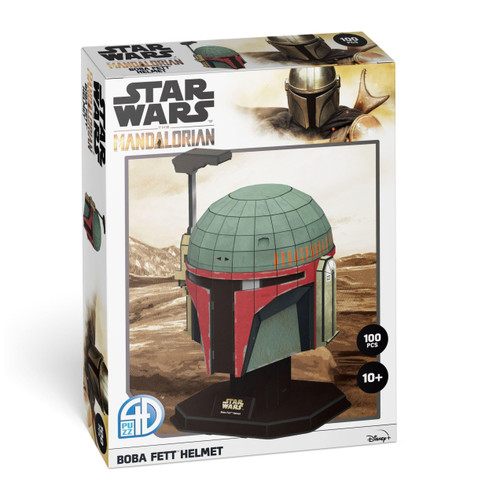 4D Cityscape Star Wars 3D Paper Model Kits (Mandalorian Boba Fett Helmet)