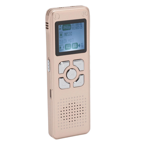 Voice Activated Recorder, Noise Reduction Digital Voice Recorder with Dual Microphone, Portable Sound Audio Recorder Dictaphone Recording Device for Lectures Meetings (32G)