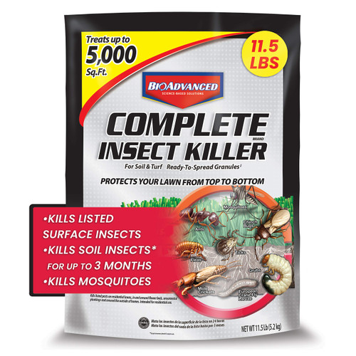 BioAdvanced Complete Brand Insect Killer for Soil and Turf I, Granules, 11.5 lb