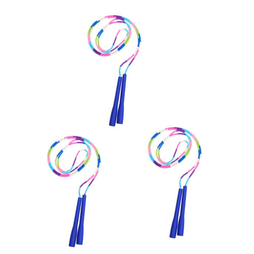 CLISPEED 3pcs Kids Skipping Rope Kid Jump Rope Kid Jumping Rope Exercise Jump Rope Pattern Exercise Rope