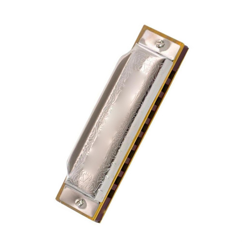 Student Diatonic Harmonica Silver Standard 10 Hole Diatonic Harmonica Beginner Harmonica Harmonica Professional (Color : Key of Db)