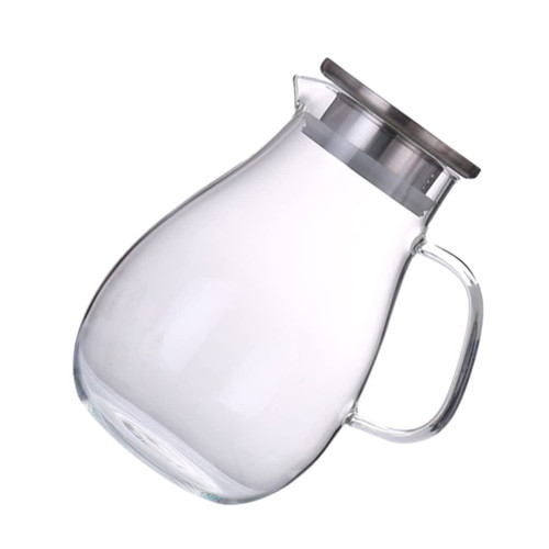 1pc Glass Cold Water Jug Glass Water Bottle Large Capacity Kettle Glass Tea Kettle Water Kettle Electric Kettles for Boiling Water Kettle Water Boiler Storage Kettle Glass Kettle