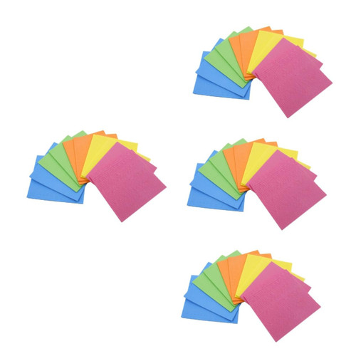 Healifty 40 Pcs Fiber Wood Pulp Sponge Wiping Duster Cloth Microfiber Hair Towels Dish Cloths Microfiber Towels Dish Towels for Kitchen Dish Washing Towel Cotton Wipes Clean Dishcloth