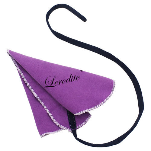 Lerodite Cleaning Cloth Swab for Inside Tube Suitable for Clarinet Piccolo Flute Sax Saxophone (Purple)