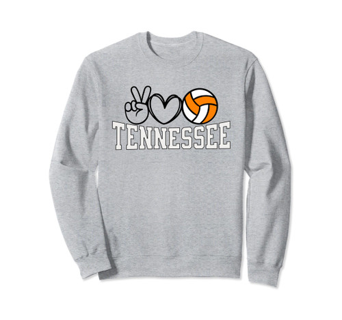 Tennessee Volunteer State Volleyball | Peace Love Volleyball Sweatshirt