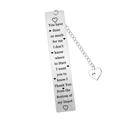 Thank You Gift Teacher Bookmark Teacher Gifts from Students Teacher Leaving Gifts Graduation Gifts Teachers' Day Thanksgiving Day Bookmark Appreciation Gifts for Mom Dad Teachers