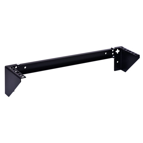 RackPath 2U Vertical Wall Mount Rack - Heavy Duty 125lbs Capacity Vertical Mounting Bracket
