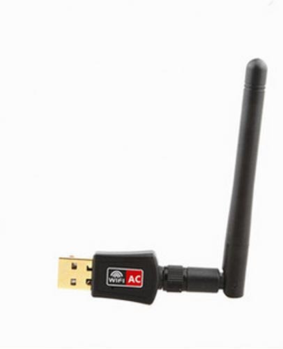 USB 600 Mbps Dual Band 2.4/5Ghz Wireless WiFi Network Adapter 802.11AC w/Antenna
