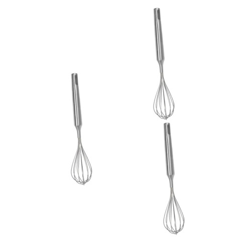 Zerodeko 3pcs Hand Egg Mixer Manual Egg Beater Kitchen Whisk Manual Blender Hand Blenders Kitchen Egg Beater Household Mixers Balloons Manual Egg Whisk To Rotate Appliance Spring
