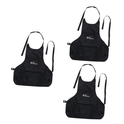 Kisangel 3pcs Grilling Aprons for Men Grill Aprons for Men Womens Apron Canvas Apron Tool Apron for Men Art Cowhide Apron Worker Apron Artist Apron Gardening Apron Women's Barbecue Wood