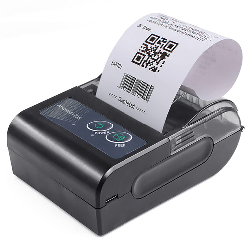 HUIOP Direct Thermal Printer,58mm Mini Portable Thermal Printer Lable Receipt Shipping Exrpress Printer USB Connection Support ESC/POS Command Compatible with Windows Android iOS for Supermarket