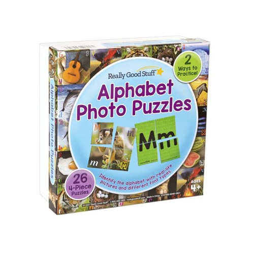 Really Good Stuff Alphabet Photo Puzzles