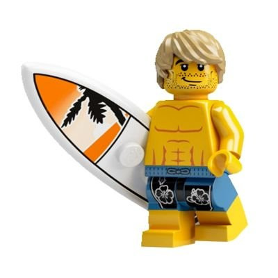 LEGO Minifigure Collection Series 2 - Minifigure Surfer Dude Loose