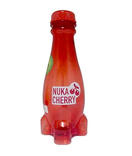 JUST FUNKY Officially Licensed Fallout Nuka Cola Nuka Cherry Red Water Bottle  20 Ounces