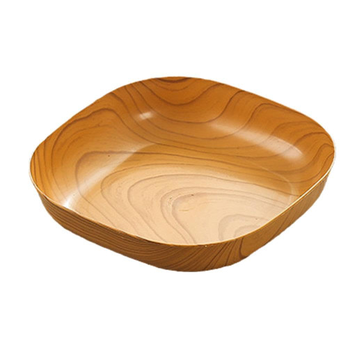 Spit Bone Dish,6 Inch Wood Table Garbage Plate Snack Dessert Fruit Cake Dish,Mini Dish for Snack Dessert Fruit Cake,Convenient Spit Bone Dish,Creative Serving Trays for Dining Table
