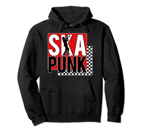 Ska Punk Checkerboard Pullover Hoodie