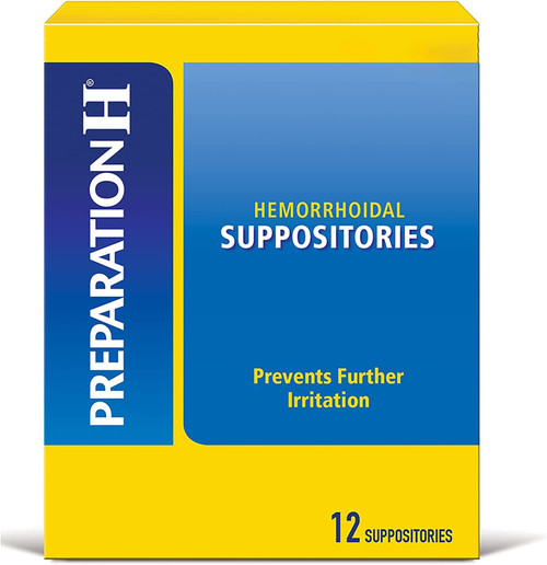 Preparation H Suppositories, 12 ea - 2pc