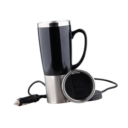 BESTOYARD Travel Water Heater Electric Heating Mug Stainless Water Kettle Water Boiler Car Kettle Electric Kettle for Car Travel Kettle Car Water Heater Water Heater Kettle Heating Cup Liner