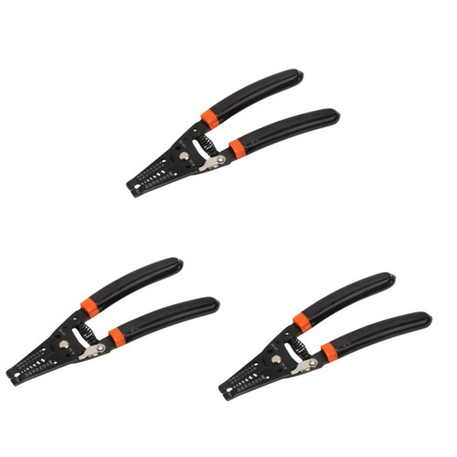 Angoily 3pcs Wire Strippers Multitools Electrical Tools for Electrician Wire Stripper Tool Electricians Tools Metal Cutters Electrician Pliers Carbon Steel Electrician Tools Small