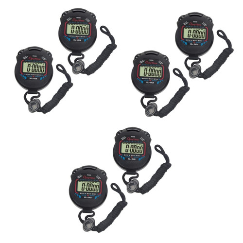 CLISPEED 6 Pcs Sports Stopwatch Electronic Coaches Stopwatch Running Stopwatch Referee Stopwatch Timing Device Stopwatch Wrist Watch Stopwatch Timer Digital Stopwatch Racing Car Handheld