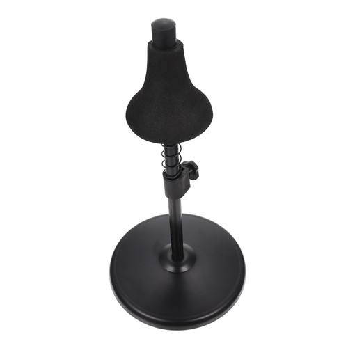 Totority Small Stand Trumpet Display Stand Displaying Rack Horizontal Trumpet Stand Trumpet Mute Stand Holder Flute Stand Display Shelf Iron Trumpet Stand Eva Sponge Window